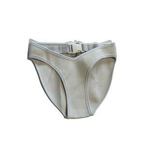 NWT** Zacob Sportiv V-Line Signature Bikini Bottoms in White